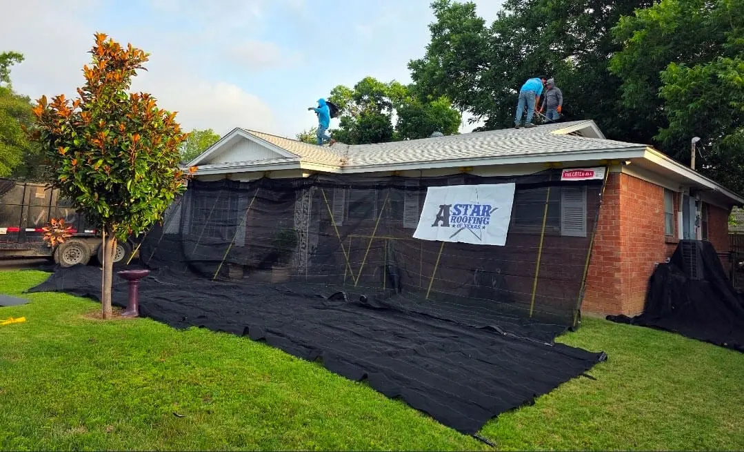 New roof by A Star Roofing of Texas in Arlington, TX