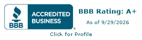 BBB accredited business seal for A Star Roofing of Texas