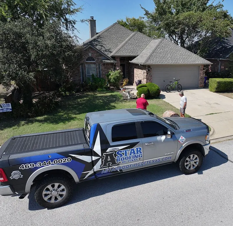 A Star Roofing of Texas roof in Fort Worth