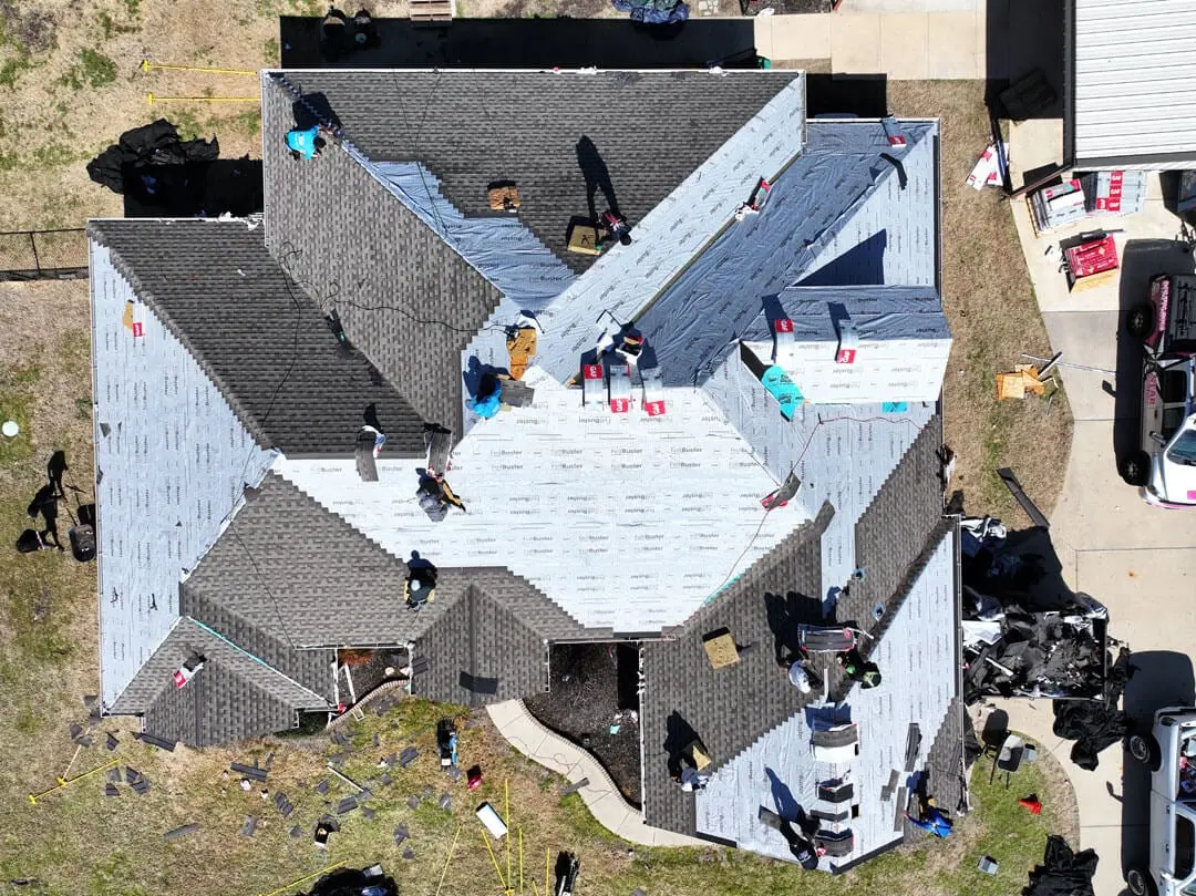 New roof by A Star Roofing of Texas in Keller, TX