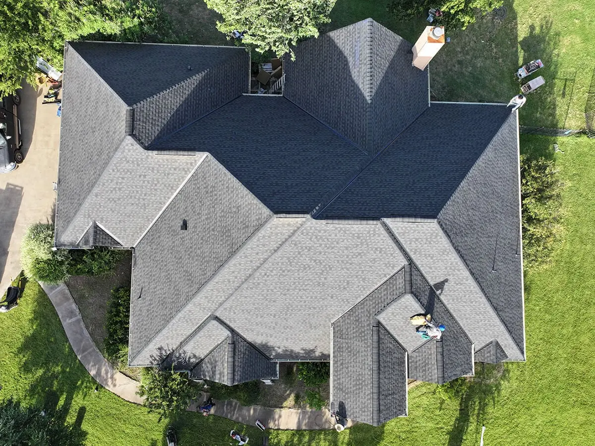 New roof by A Star Roofing of Texas in Lake Worth, TX